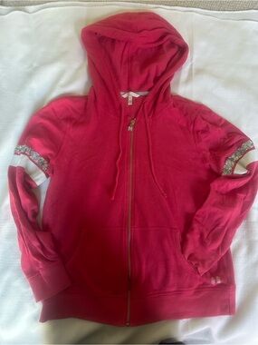 Y2K style Victoria secret sequin zip up